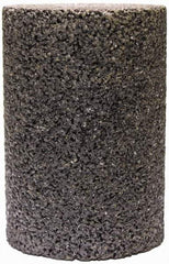 Tru-Maxx - Type 18, 2" Max Diam, 4" Head Thickness, 20 Grit Oval Cone - Zirconia Alumina, Coarse Grade, 5/8-11 Shank Thread - Americas Industrial Supply