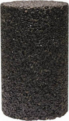 Tru-Maxx - Type 18, 1-1/2" Max Diam, 2-1/2" Head Thickness, 16 Grit Oval Cone - Zirconia Alumina, Coarse Grade, 3/8-24 Shank Thread - Americas Industrial Supply
