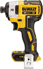 DeWALT - 20 Volt, 1/4" Drive, 20, 125, 152 Ft/Lb Torque, Cordless Impact Driver - 1000, 2800, 3250 RPM, Lithium-Ion, Bare Tool - Americas Industrial Supply