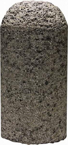 Tru-Maxx - Type 18, 2" Max Diam, 4" Head Thickness, 16 Grit Round Cone - Zirconia Alumina, Coarse Grade, 5/8-11 Shank Thread - Americas Industrial Supply