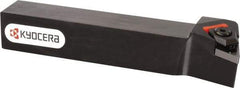 Kyocera - WTKN, Left Hand Cut, 75° Lead Angle, 25mm Shank Height x 25mm Shank Width, Negative Rake Indexable Turning Toolholder - 150mm OAL, TN.. 33.. Insert Compatibility, Series WTKN - Americas Industrial Supply