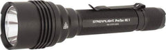 Streamlight - White LED Bulb, 1,100 Lumens, Industrial/Tactical Flashlight - Black Aluminum Body, 3 CR123A Lithium Batteries Included - Americas Industrial Supply