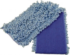 Fas-trak - Blue Head Band, Microfiber Loop End Mop Head - Americas Industrial Supply