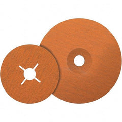 WALTER Surface Technologies - 7" Diam 7/8" Hole 120 Grit Fiber Disc - Ceramic, Series 15-X, Coolcut XX - Americas Industrial Supply