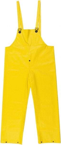 MCR Safety - Size XL, Yellow, Rain Overall - Snap Ankle, Take Up Snaps Wrist - Americas Industrial Supply