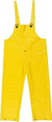 MCR Safety - Size 2XL, Yellow, Rain Overall - Snap Ankle, Take Up Snaps Wrist - Americas Industrial Supply