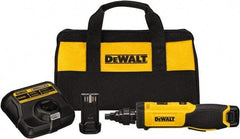 DeWALT - 8 Volts, Lithium-Ion Battery, Inline Cordless Screwdriver - 430 RPM, 40 Inch/Lbs. Torque - Americas Industrial Supply