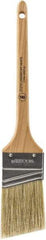 Wooster Brush - 2" Angled Hog Sash Brush - 2-11/16" Bristle Length, 7-7/8" Maple Rattail Handle - Americas Industrial Supply