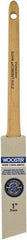 Wooster Brush - 1" Angled Hog Sash Brush - 2-3/16" Bristle Length, 6-1/2" Maple Rattail Handle - Americas Industrial Supply