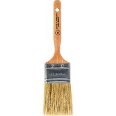 Wooster Brush - 2" Flat Hog Varnish Brush - 2-11/16" Bristle Length, 5-1/8" Maple Dowel Handle - Americas Industrial Supply