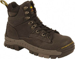 Dr. Martens - Men's Size 7 Medium Width Composite Work Boot - Black, Leather Upper, Rubber Outsole, 7" High, Non-Slip, Waterproof - Americas Industrial Supply