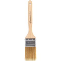 Wooster Brush - 2" Flat Synthetic Sash Brush - 2-11/16" Bristle Length, 7-7/8" Maple Fluted Handle - Americas Industrial Supply