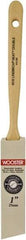 Wooster Brush - 1" Angled Synthetic Sash Brush - 2-3/16" Bristle Length, 7-1/4" Poly Foam Fluted Handle - Americas Industrial Supply