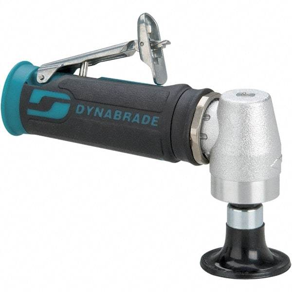 Dynabrade - 2" Max Disc, 15,000 RPM, Pneumatic Handheld Disc Sander - 25 CFM, 1/4" Inlet, 0.4 hp, 90 psi, Includes Wrench & Disc Sander - Americas Industrial Supply