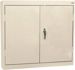 Sandusky Lee - 2 Shelf Wall Storage Cabinet - Steel, 30" Wide x 12" Deep x 30" High, Putty - Americas Industrial Supply