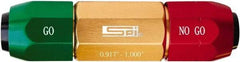 SPI - 0.917 to 1 Inch Ring Diameter Range, M0 Handle Size, Aluminum, Pin Gage Handle - Americas Industrial Supply