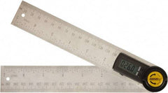 Johnson Level & Tool - 360° Measuring Range, Digital Protractor - 0.10° Resolution, 7 Inch Long Blade, Accuracy Up to 0.30°, CR2032 Lithium Battery Included - Americas Industrial Supply