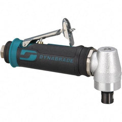 Dynabrade - 1/4" Collet, Angle Handle, Air Angle Die Grinder - 20,000 RPM, Rear Exhaust, 26 CFM, 0.4 hp, 90 psi, 1/4 NPT Inlet - Americas Industrial Supply