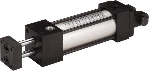 Norgren - 8" Stroke x 2-1/2" Bore Double Acting Air Cylinder - 1/4 Port, 250 Max psi, -20 to 200°F - Americas Industrial Supply