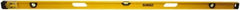 DeWALT - Magnetic 78" Long 3 Vial I-Beam Level - Aluminum, Yellow - Americas Industrial Supply