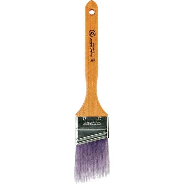 Wooster Brush - 2" Angled Synthetic Sash Brush - 2-11/16" Bristle Length, 7.77" Maple Fluted Handle - Americas Industrial Supply