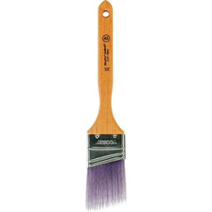 Wooster Brush - 2" Angled Synthetic Sash Brush - 2-11/16" Bristle Length, 7.77" Maple Fluted Handle - Americas Industrial Supply