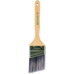 Wooster Brush - 2-1/2" Angled Synthetic Sash Brush - 2-15/16" Bristle Length, 7.88" Maple Fluted Handle - Americas Industrial Supply