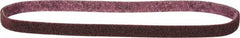 3M - 1/2" Wide x 24" OAL, Aluminum Oxide Abrasive Belt - Aluminum Oxide, Medium, Nonwoven, Series SC-BL - Americas Industrial Supply