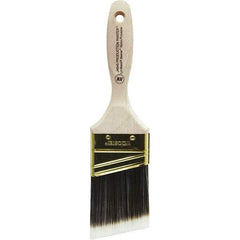 Wooster Brush - 2-1/2" Angled Nylon/Polyester Varnish Brush - 2-15/16" Bristle Length, 5-5/8" Plastic Beavertail Handle - Americas Industrial Supply