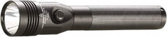 Streamlight - White LED Bulb, 800 Lumens, Industrial/Tactical Flashlight - Black Aluminum Body, 1 AA NiMH Battery Included - Americas Industrial Supply