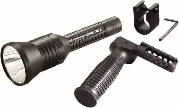Streamlight - White LED Bulb, 200 Lumens, Industrial/Tactical Flashlight - Black Aluminum Body, 2 CR123A Lithium Batteries Included - Americas Industrial Supply