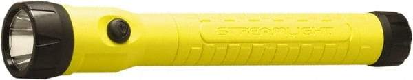 Streamlight - White LED Bulb, 130 Lumens, Industrial/Tactical Flashlight - Yellow Plastic Body, 1 4.8 V\xB6Sub-C Battery Included - Americas Industrial Supply