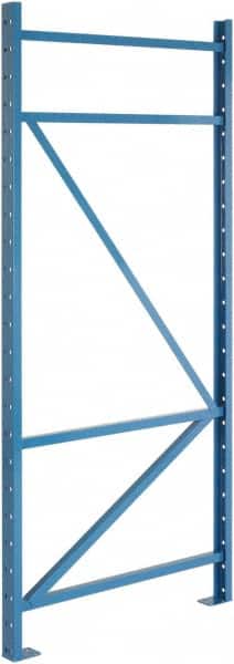Steel King - 56,860 Lb Capacity Heavy-Duty Framing Upright Pallet Storage Rack - 4" Wide x 192" High x 48" Deep, Powder Coat Blue - Americas Industrial Supply