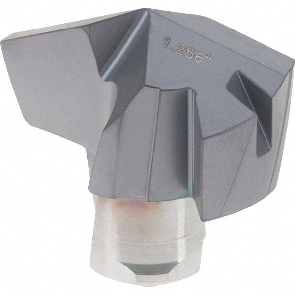 Iscar - Series ICP, 31.9mm Diam Grade IC908 Replaceable Drill Tip - Carbide, TiAlN/TiN Finish, 31 Seat Size - Americas Industrial Supply