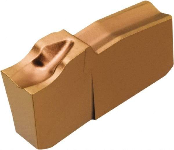 Sandvik Coromant - R151.225 5F 1125 Grade, 0.0984" Cutting Width, Carbide Cutoff Insert - 5° Right Hand Lead Angle, 0.0039" Cnr Rad, TiAlN Coated - Americas Industrial Supply