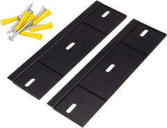 Triton - 3.3" Wide, Black Bin Hanging Rail - Use with LocBin - Americas Industrial Supply