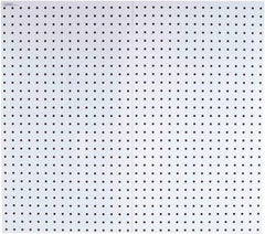 Triton - 18" Wide x 36" High Industrial Steel Tool Peg Board System - 2 Panels, Steel, White - Americas Industrial Supply