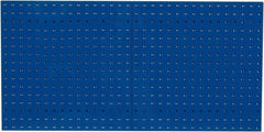 Triton - 24" Wide x 24" High Industrial Steel Tool Peg Board System - 2 Panels, Steel, Blue - Americas Industrial Supply