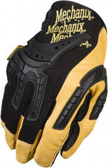 Mechanix Wear - Size M (9) Leather/TPR General Protection Work Gloves - For General Purpose, Uncoated, Hook & Loop Cuff, Full Fingered, Black, Paired - Americas Industrial Supply