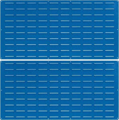 Triton - 48" Wide x 24" High, Blue Louvered Bin Panel - Use with LocBin - Americas Industrial Supply