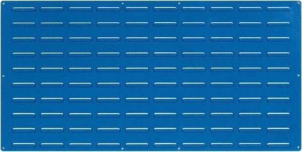 Triton - 48" Wide x 24" High, Blue Louvered Bin Panel - Use with LocBin - Americas Industrial Supply