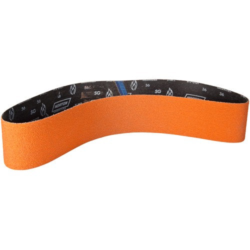 4″ × 54″ SG Blaze R980P Narrow Belt 80 Grit Ceramic Alumina - Americas Industrial Supply