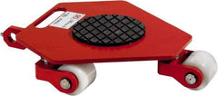 GKS - 2,200 Lb Capacity Steel Machine Dolly - 20" Long x 20.3" Wide x 3.9" High, 3.3" Wheels - Americas Industrial Supply