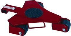 GKS - 4,400 Lb Capacity Steel Machine Dolly - 27" Long x 20.3" Wide x 4.3" High, 3.3" Wheels - Americas Industrial Supply