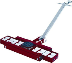 GKS - 39,600 Lb Capacity Steel Machine Dolly - 40.6" Long x 24.4" Wide x 4.3" High, 3.3" Wheels - Americas Industrial Supply