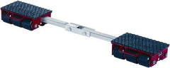 GKS - 19,800 Lb Capacity Steel Machine Dolly - 7.9" Long x 48-1/2" Wide x 4.3" High, 3.3" Wheels - Americas Industrial Supply