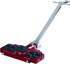 GKS - 13,200 Lb Capacity Steel Machine Dolly - 24" Long x 20-1/2" Wide x 4.3" High, 3.3" Wheels - Americas Industrial Supply