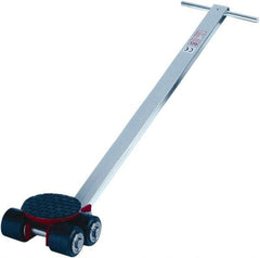 GKS - 6,600 Lb Capacity Steel Machine Dolly - 10.6" Long x 9.1" Wide x 4.3" High, 3.3" Wheels - Americas Industrial Supply