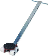 GKS - 4,400 Lb Capacity Steel Machine Dolly - 9.3" Long x 8.9" Wide x 4.3" High, 3.3" Wheels - Americas Industrial Supply