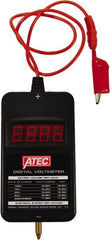 ATEC - 6/12 Volt Digital Battery & System Tester - 100 to 1,700 CCA Range, 1.6667' Cable - Americas Industrial Supply